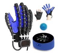 Guanto Robotico Auto-Riabilitativo per Ictus e Artrite | Trainer per Mano e Dita Portatile | 5 Livelli di Intensità Regolabili per Recupero Neurologico e Lesioni