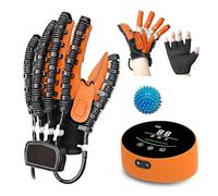 Guanto Robotico Auto-Riabilitativo per Ictus e Artrite | Trainer per Mano e Dita Portatile | 5 Livelli di Intensità Regolabili per Recupero Neurologico e Lesioni