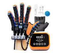 Guanto Robotico per Riabilitazione della Mano Post Ictus, Apparecchio per Terapia della Mano con Modalità Mirror Therapy & 9 Livelli di Intensità, Allenatore di Flessione ed Estensione delle Dita
