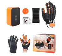 Guanto Robotico per Riabilitazione Mano, Guanto Riabilitativo per Dita Post Ictus ed Emiplegia, Ortesi Robotica per Allenamento e Recupero Funzionale della Mano(Right Hand,Large)