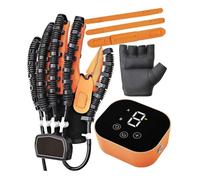 Guanto Robotico per Riabilitazione Mano Post-Ictus ed Emiplegia, Ortesi per Dita con Modalità Specchio, Attrezzatura Fisioterapica Professionale per Recupero Forza e Mobilità(Left Hand,S)