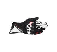 Alpinestars SP-3, guanti XXL male Nero/Bianco/Rosso Fluo