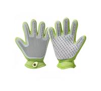 Guanto Spazzola per La Pulizia Degli Animali Domestici, Animali Domestici per Pelo Lungo Pelo Corto Cani Gatto(Green)