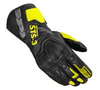 Guanti In Pelle Spidi Sts-3 Nero Giallo Fluo M