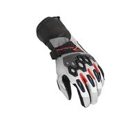 Macna Tanamax Guanti da moto, nero-grigio-rosso, taglia XL per maschi