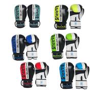 GUANTONI 10oz BARRUS MULTICOLORE WAKO OMOLOGATI BOXE BOXING KICKBOXING SAVATE