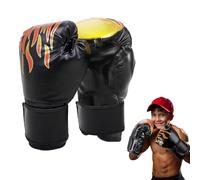 Guantoni da allenamento bambini 4-6-8OZ con chiusura a velcro - Set completo per boxe kickboxing e arti marziali adatto a ragazzi e ragazze dai 3 ai 16 anni