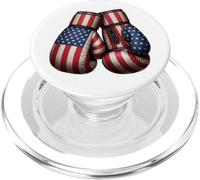 Guantoni da boxe bandiera americana vintage patriottica boxe PopSockets PopGrip per MagSafe