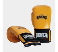 Guantoni da Boxe Bianchi In Vera Pelle Rivale - Strap Series (Oro, 12 oz)