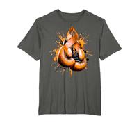 Guantoni da boxe con nastro arancione per la consapevolezza della sclerosi multipla Maglietta