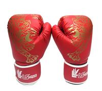 Guantoni da boxe da uomo, guanti da boxe per adulti, guanti da combattimento con stampa tigre, in pelle PU traspirante, per muay thai, sparring, kickboxing, guanti professionali