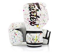Guantoni da Boxe Fairtex BGV14 Muay Thai in Microfibra per Uomini, Donne, Bambini | Guanti MMA| Guantoni da Boxe di Qualità Premium, Leggeri e Assorbenti agli Urti(12oz/Pittore)