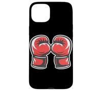 Guantoni da boxe Grafica pugile dilettante Custodia per iPhone 15 Plus