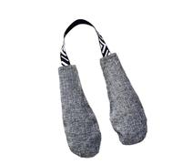 Guantoni da boxe leggeri e facili da usare, assorbitori di odori atletici, color lavanda, 24 x 9,5 cm