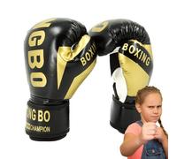 Guantoni da boxe per bambini, guantoni da boxe da allenamento da 6 once per ragazzi e ragazze, ga-nt's's de kickboxs imbottiti, protezione da pugno per il