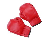 Guantoni da Boxe Resistenti Rossi, Allenamento e Sparring | Pu Spugna, Fori D'aria e Fodera Traspirante, Regolabili per Sacco