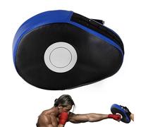 Guantoni da boxe - Sacco da boxe curvo, guanti da boxe blu, con cuscinetti curvi e ispessiti, leggeri e regolabili, per adulti e bambini, per muay thai e karate