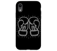 Guantoni da kickboxing Disegno di una linea artista marziale Custodia per iPhone XR