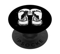 Guantoni da pugilato Disegno del pugile dilettante PopSockets PopGrip Adesivo