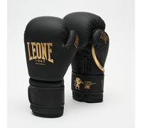GUANTONI LEONE 1947 GN059D "BLACK&GOLD" BOXE THAI KICK MMA 10/12/14/16OZ