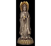 Guanyin Buddha Figura - 3 Gesichter - Portafortuna- Zen Deko Simbolo Saggezza