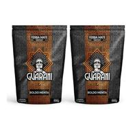 Guarani Boldo Menta 2x500 g - Yerba Mate tradizionale paraguaiana - Mate affumicato con Boldo e menta piperita - Energia naturale e freschezza intensa