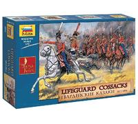 Guard Cossack 1812-14 1:72 Figure Plastic Model Kit ZVEZDA