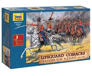 Guard Cossack 1812-14 1:72 Figure Plastic Model Kit ZVEZDA