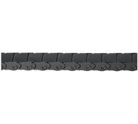Protezione della gabbia Messingschlager M-Wave Noir 1/2 "x1/8"