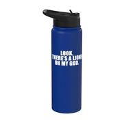 Guarda, c'e' un leone, oh mio Dio. Stainless Steel Insulated Water Bottle