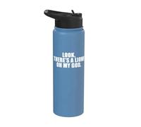 Guarda, c'e' un leone, oh mio Dio. Stainless Steel Insulated Water Bottle