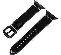 Guarda cinghie iwonow a mano fatta per orologio PU per 38 mm 42 mm 42 mm 44 mm Iwatch Apple Watch Series 4 3 2 1 cinghia da polso a fascia con chiusura in acciaio (colore della fascia: marrone rosso s