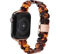 Guarda Crappelli in resina Watchband Fit compatibile con Apple Watch Iwatch Series 1 2 3 4 5 6 SE 44mm 42mm 42mm 38mm da uomo Accessori per braccialetti a banda cinturino da polso (42MMOR44mm 5)