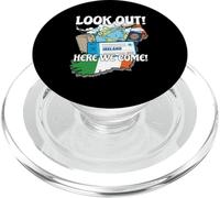 Guarda fuori l"Irlanda Here We Come Corrispondente viaggio di vacanza in famiglia PopSockets PopGrip per MagSafe