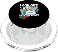Guarda fuori Portogallo Here We Come Corrispondente viaggio di vacanza in famiglia PopSockets PopGrip per MagSafe