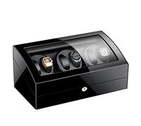 Guarda gli avvolgitori, boxe di visualizzazione dell'avvolgitore di orologi in legno automatico 6+7 scatole di stoccaggio, scatola di avvolgitore per uomini, scatola di gioielli da donna/cassetta