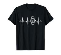 Guarda il battito cardiaco Guarda l'ECG dell'amante Maglietta
