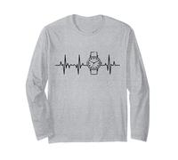 Guarda il Cardiogramma Lover Heartline Maglia a Manica