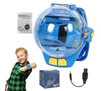 Guarda il giocattolo orologio per auto-giocattolo per auto Mini RC all'aperto, di controllo radio integrata con orologio RC | Giocattolo interattivo per regali di compleanno che stimolano l'immag
