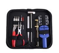 Guarda il kit attrezzi for utensili di riparazione Multi funzione strumento rimozione Apriscatole e orologio Sostituzione della batteria con cinturino(16pcs)