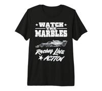 Guarda Il Marbles Racing Line Action Pilota automobilistico Maglietta Premium