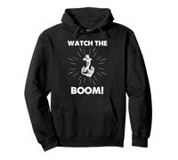 Guarda la Vela The Boom Pun Anchor Nautical Humor Felpa con Cappuccio