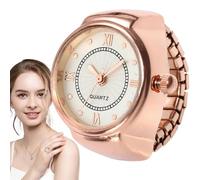 Guarda L'anello - Orologio Di Rotondo | Digital Round Watched Ring | Uomini Di Piccole Dimensioni Donne Creative Orologi, Cinturino Regolabile/accessorio Di Moda Adatto Per La Celebrazione Delle