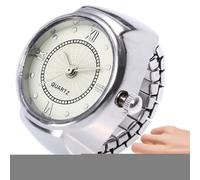 Guarda L'anello - Orologio Di Rotondo | Digital Round Watched Ring | Uomini Di Piccole Dimensioni Donne Creative Orologi, Cinturino Regolabile/accessorio Di Moda Adatto Per La Celebrazione Delle