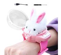 Guarda L'auto Telecomandata, I Giocattoli In Lega Di PVC Da 130 G E I Veicoli Radiocomandati Con Coniglietto Di Peluche Rimovibili, Ricarica USB Elettrica Da 7 Cm Con Fanale Posteriore | Regali Per Ra