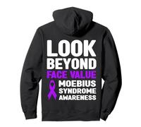 Guarda Oltre Il Valore del Viso Consapevolezza della sindrome di Moebius Felpa con Cappuccio