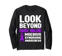 Guarda Oltre Il Valore del Viso Consapevolezza della sindrome di Moebius Maglia a Manica