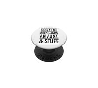 Guardami Diventare E Zia E Roba PopSockets PopGrip Adesivo