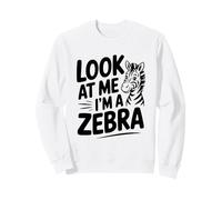 Guardami, Sono Una Zebra, Divertente Amante degli Animali Felpa