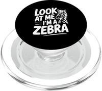 Guardami, sono una zebra, divertente amante degli animali PopSockets PopGrip per MagSafe